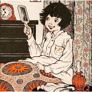 1927 Violet Moore Higgins Pinocchio Art Print He Became A Boy Lithograph DWSS12